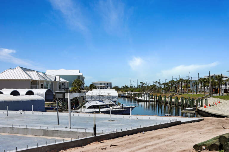 Mexico Beach Canal Across Street