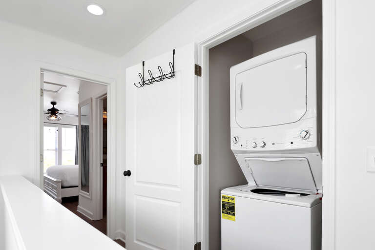 Laundry Closet in Upstairs Hallway
