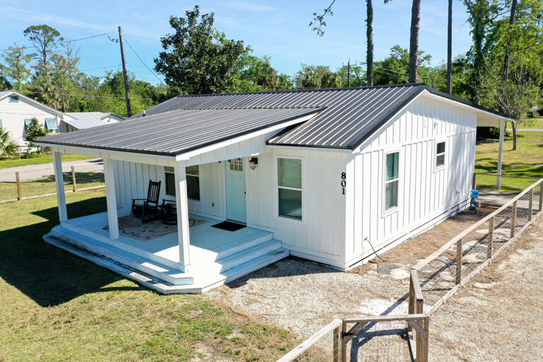 Front Porch with Fenced Yard