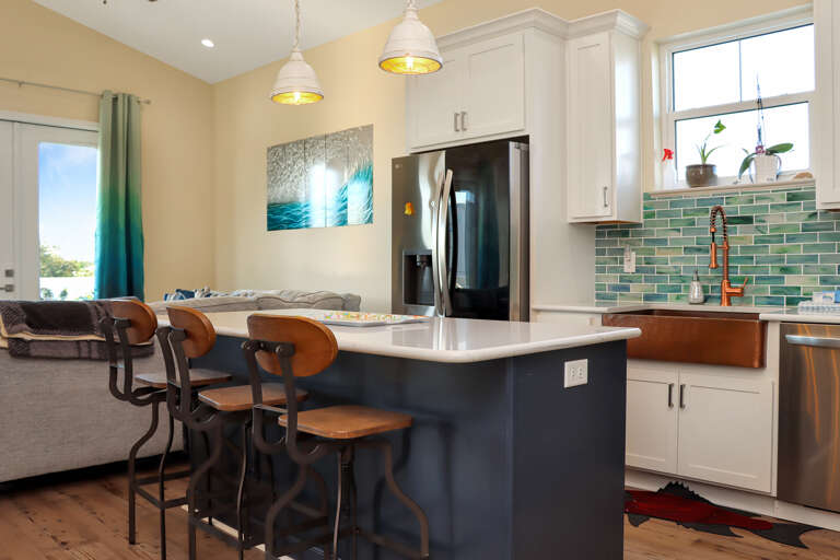 Kitchen with Bar Seating