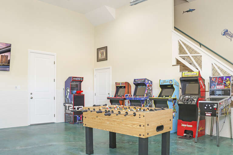 Foosball Table and Arcade Games