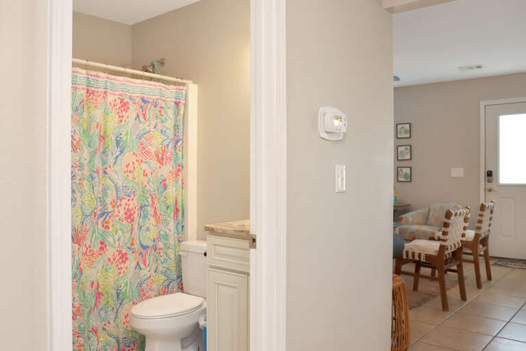 Full Bathroom and Living Area Full Bathroom and Living Area