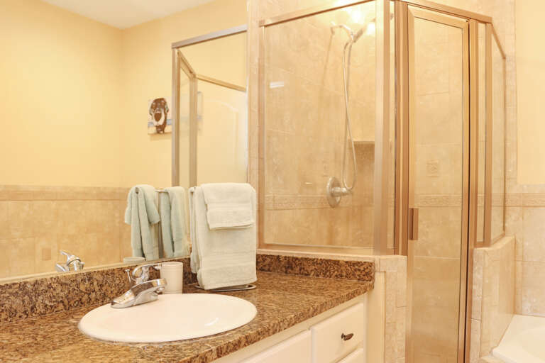 Bedroom 2 - Master Bathroom with Shower