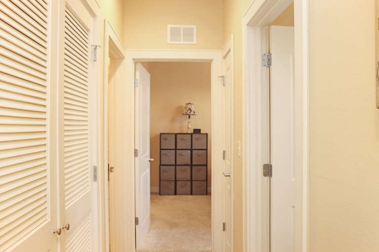 Hallway with Bedrooms