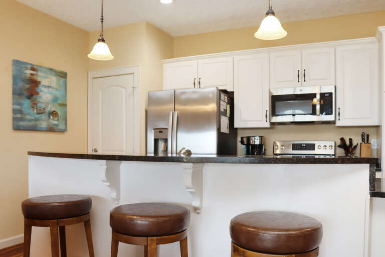 Kitchen with Bar Seating Kitchen with Bar Seating