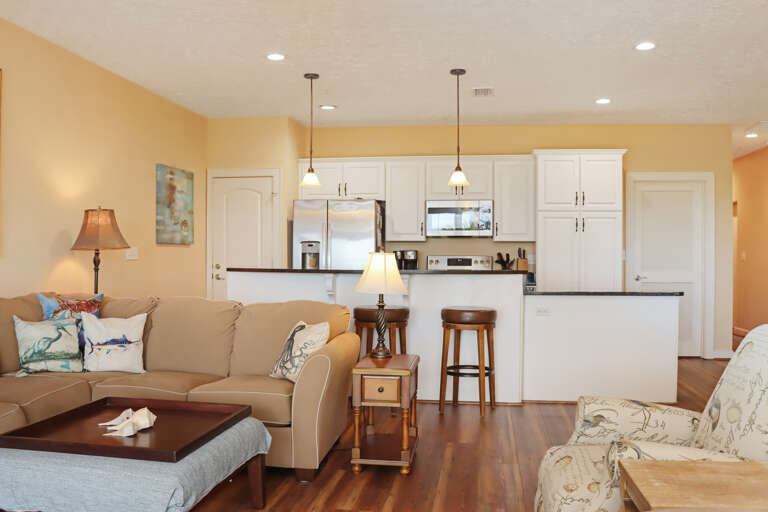 Living Area and Kitchen Living Area and Kitchen