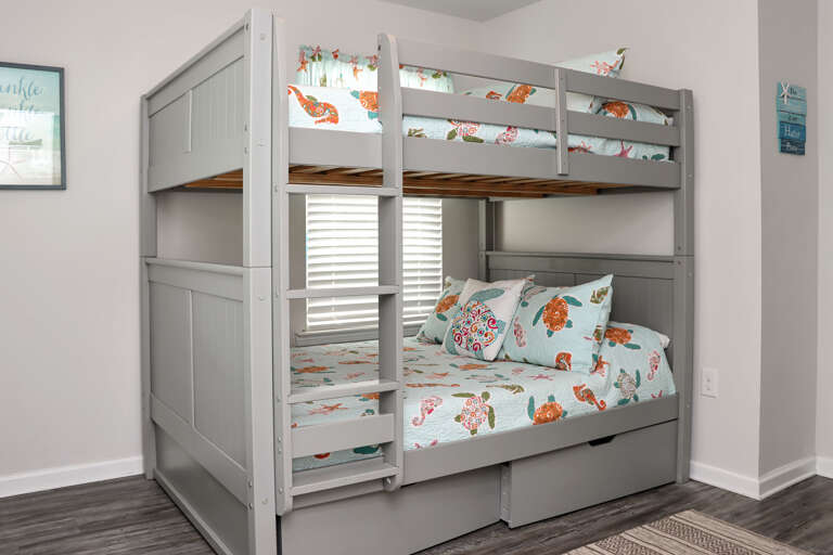 Bedroom 1 with Queen Size Bunk Beds