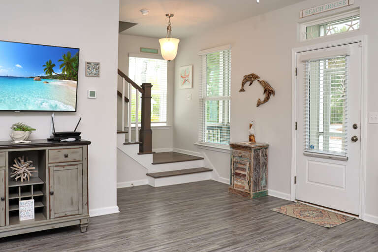 Ground Floor Front Porch and Stairs to Second Floor