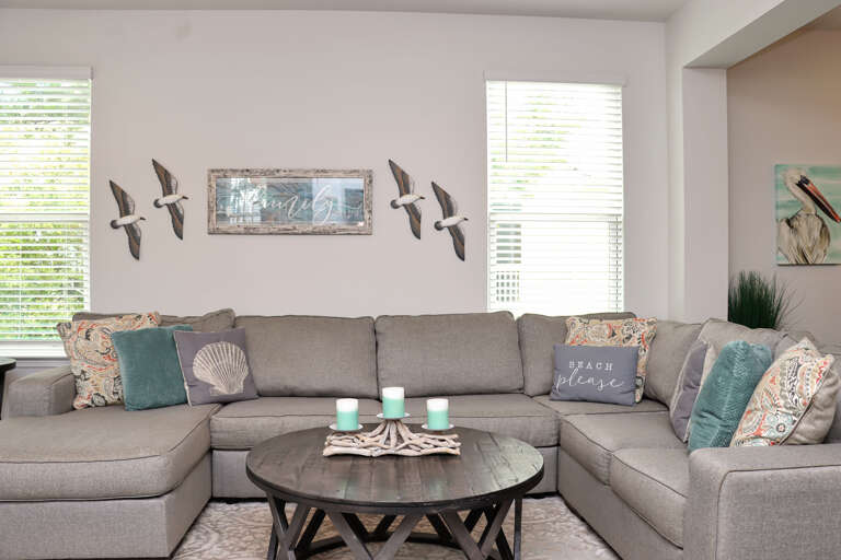 Living Room with Sleeper Sofa