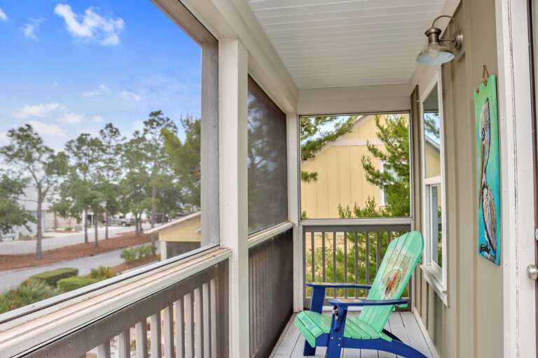 Screened Deck off Master Bedroom