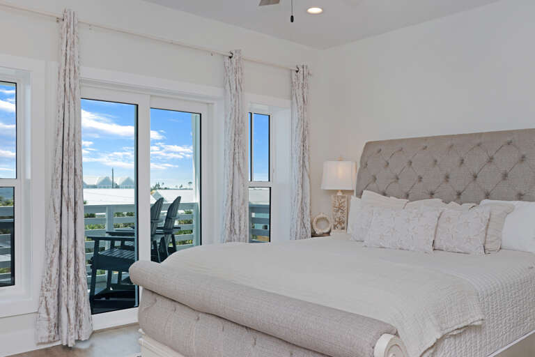 Bedroom 2 with Beach View Deck