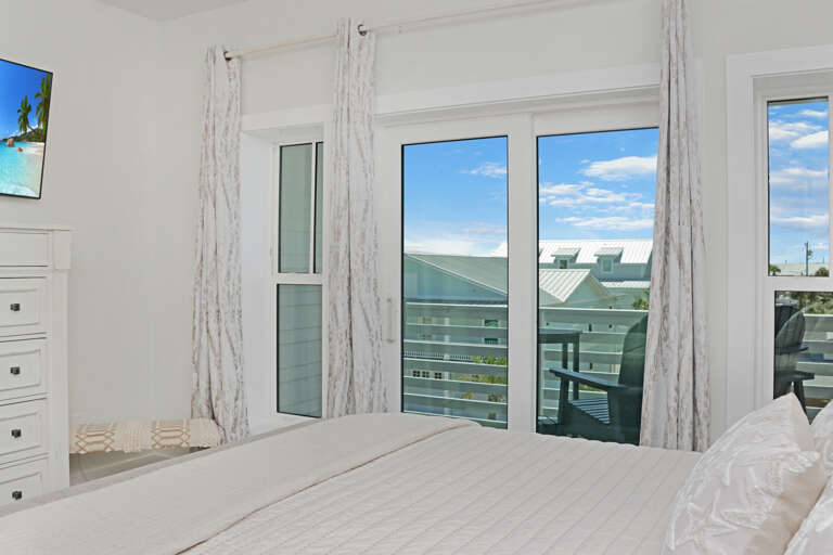 Bedroom 2 - View onto Deck