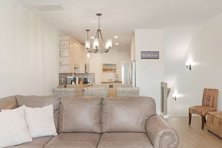 Living Area and Kitchen