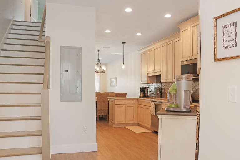 Kitchen and Stairs to Second Floor