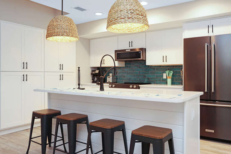 Kitchen with Bar Seating