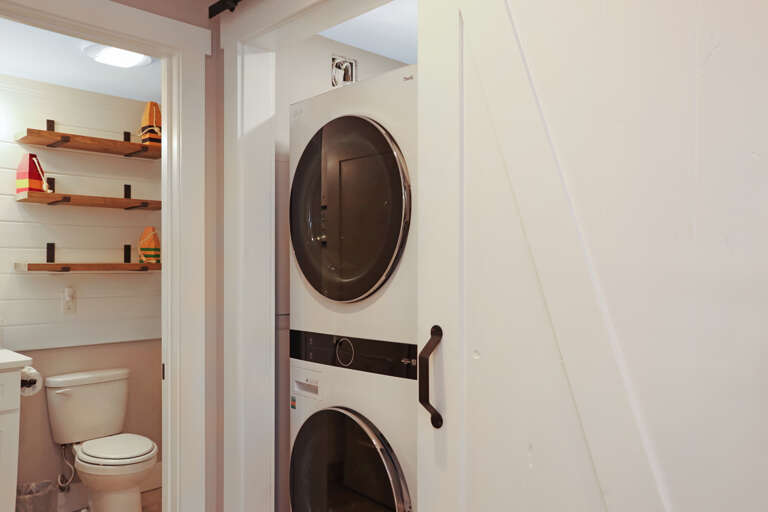 Laundry Closet and Full Bath