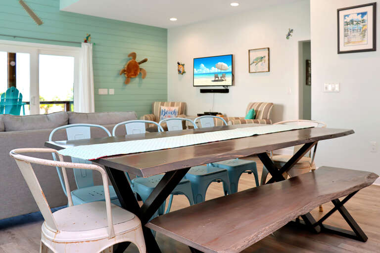 Dining Area and Living Room