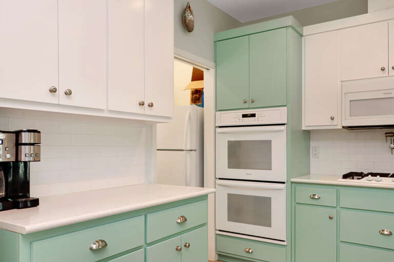 Kitchen - Double Ovens and Laundry Room