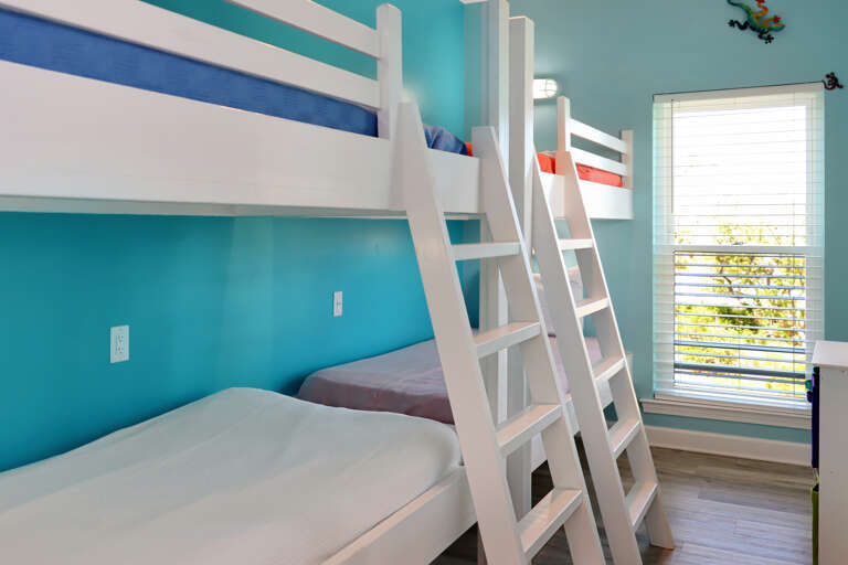 Bedroom 1 with Custom Bunk Beds