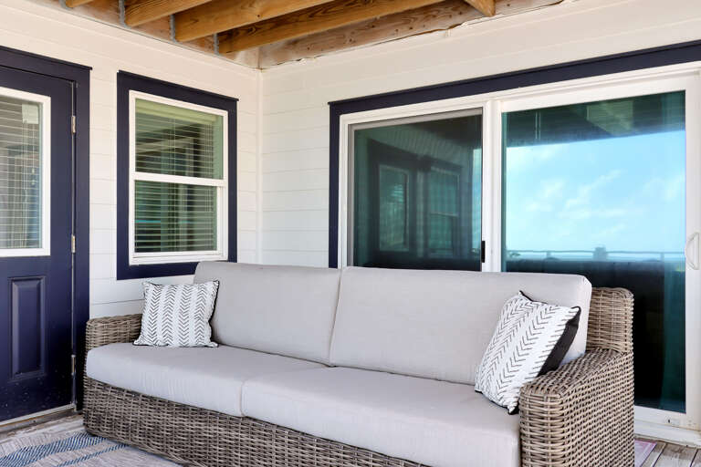 Furnished Beach View Deck