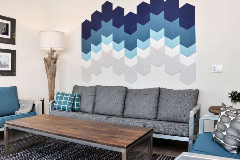 Living Room with Handmade Furniture