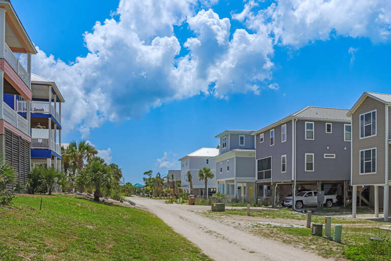 Take Dirt Road to Beach Access