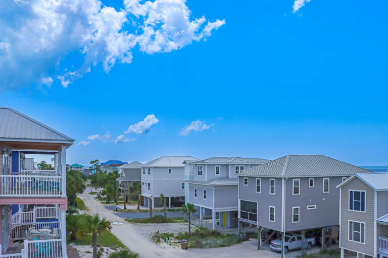 Top Floor View Towards Beach Access