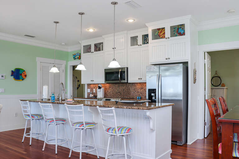 Kitchen with Bedroom 1 and 2