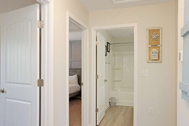 Second Floor with Bedrooms and Full Bath