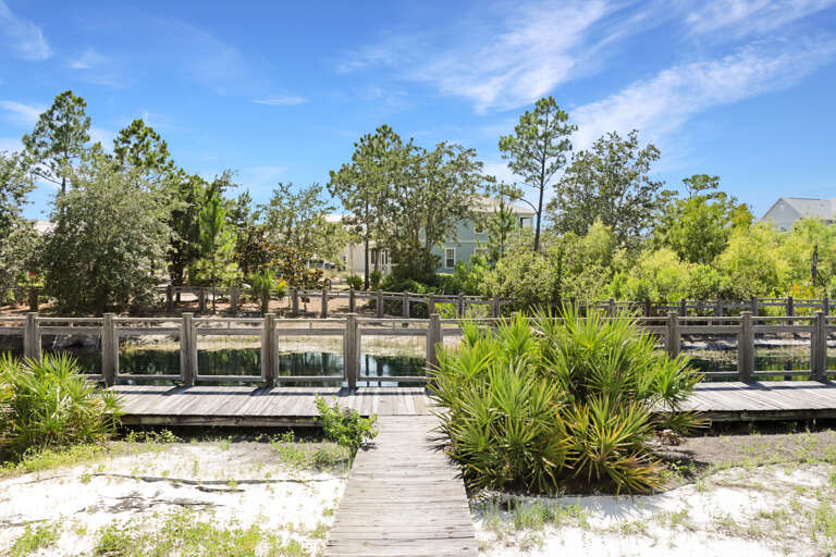 View of Boardwalk from Front Porch