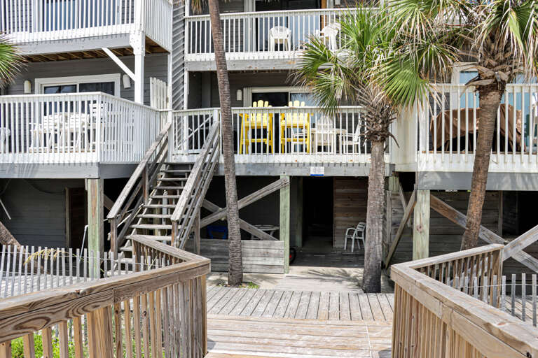 Covered Patio and Beachfront Decks