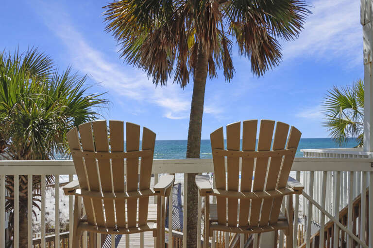 Beach Front Deck on Main Level