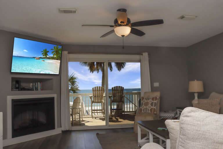 Beach Front Living Room View