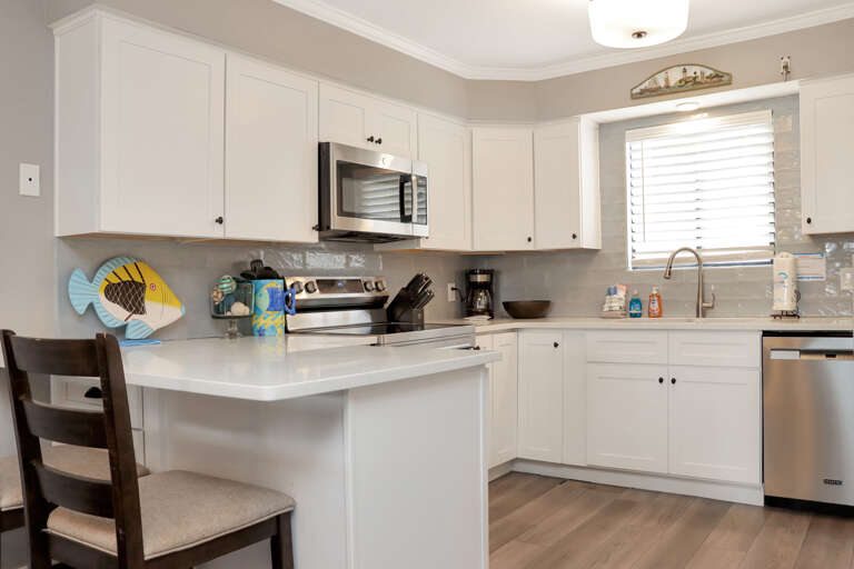 Kitchen with Bar Seating