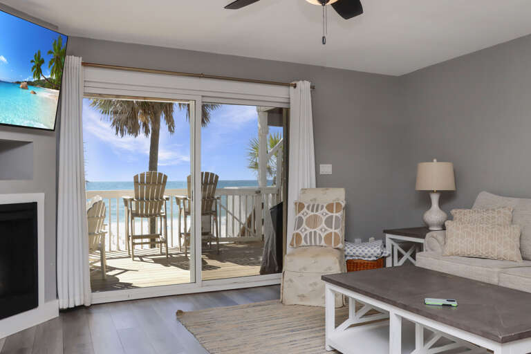 Living Room - Beach Front Deck