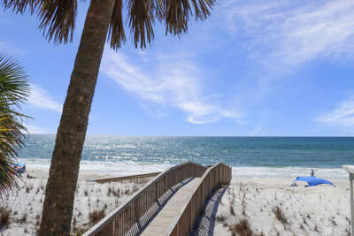 View of Community Boardwalk from Main Floor Deck