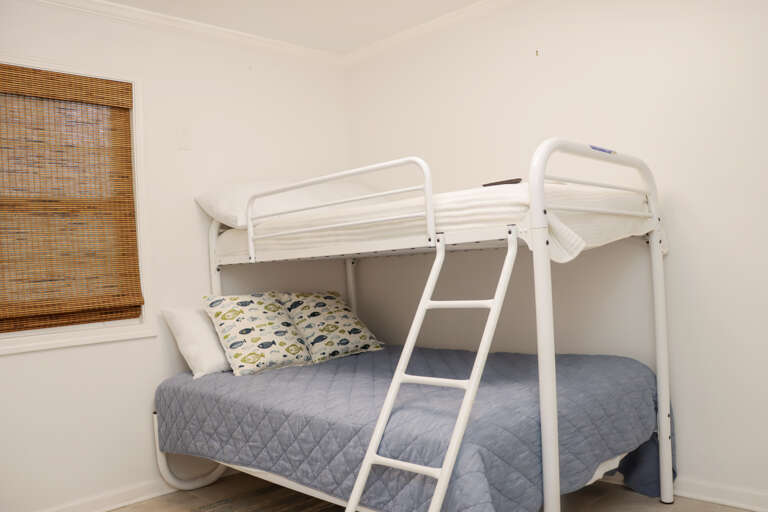 Bedroom 1 - Bunk Beds with Queen on the Bottom