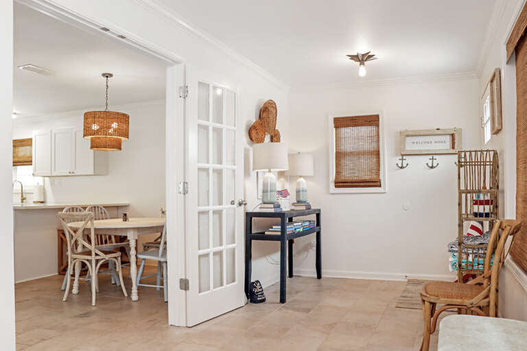 Front Sun Room Opens to Main Living Area