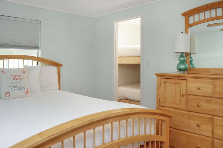 Bedroom 3 with Custom Bunk Closet