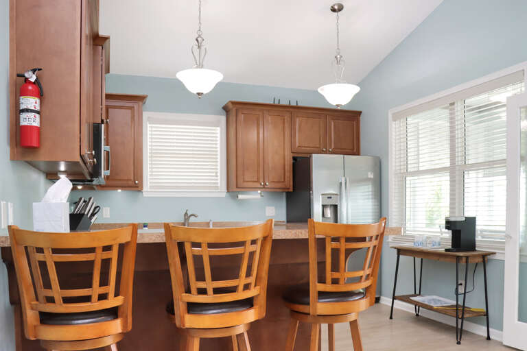 Kitchen with Bar Seating