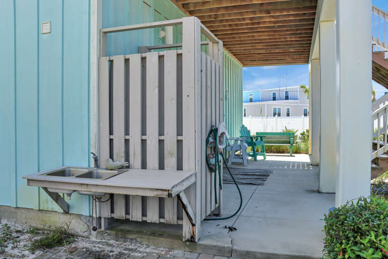Fish Cleaning Station and Outdoor Shower