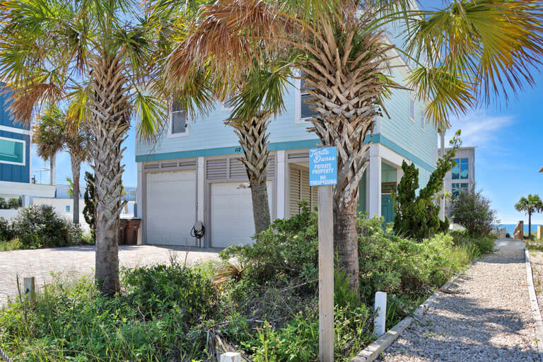 Community Boardwalk Next to House