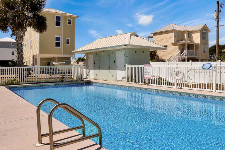 Community Pool with Restrooms