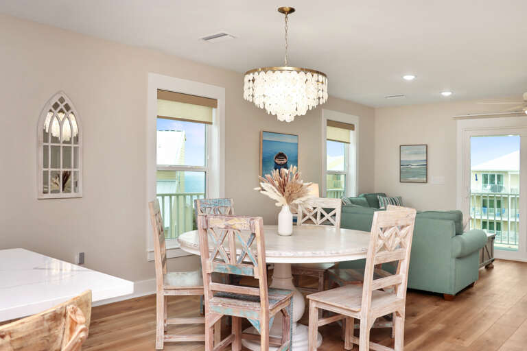 Dining Area with Beach View