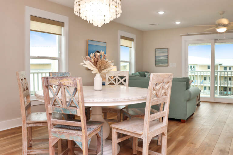 Dining Area with View into Living Room