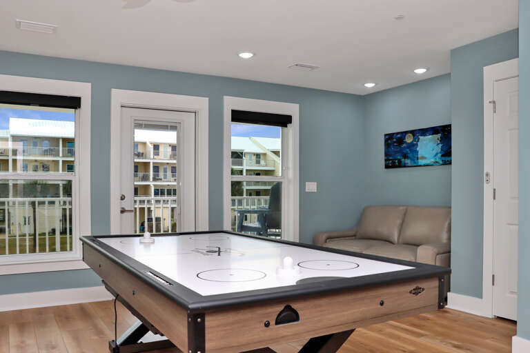 Air Hockey in Game Room