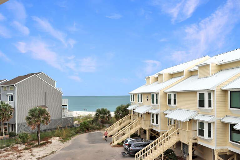 Beach View from Second Floor Deck