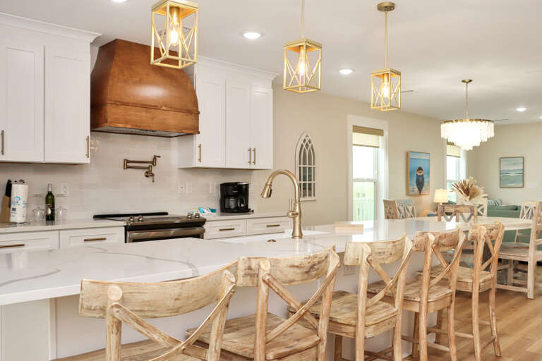 Kitchen with Bar Seating