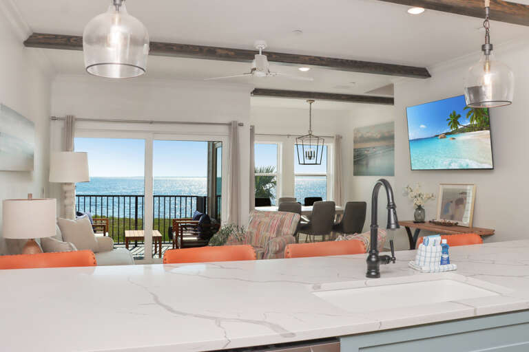 View onto Deck from Kitchen