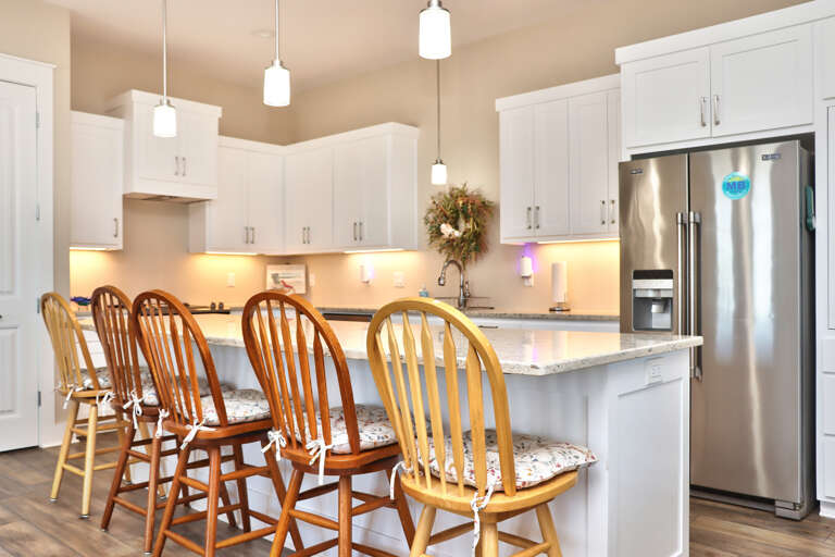 Kitchen with Bar Seating
